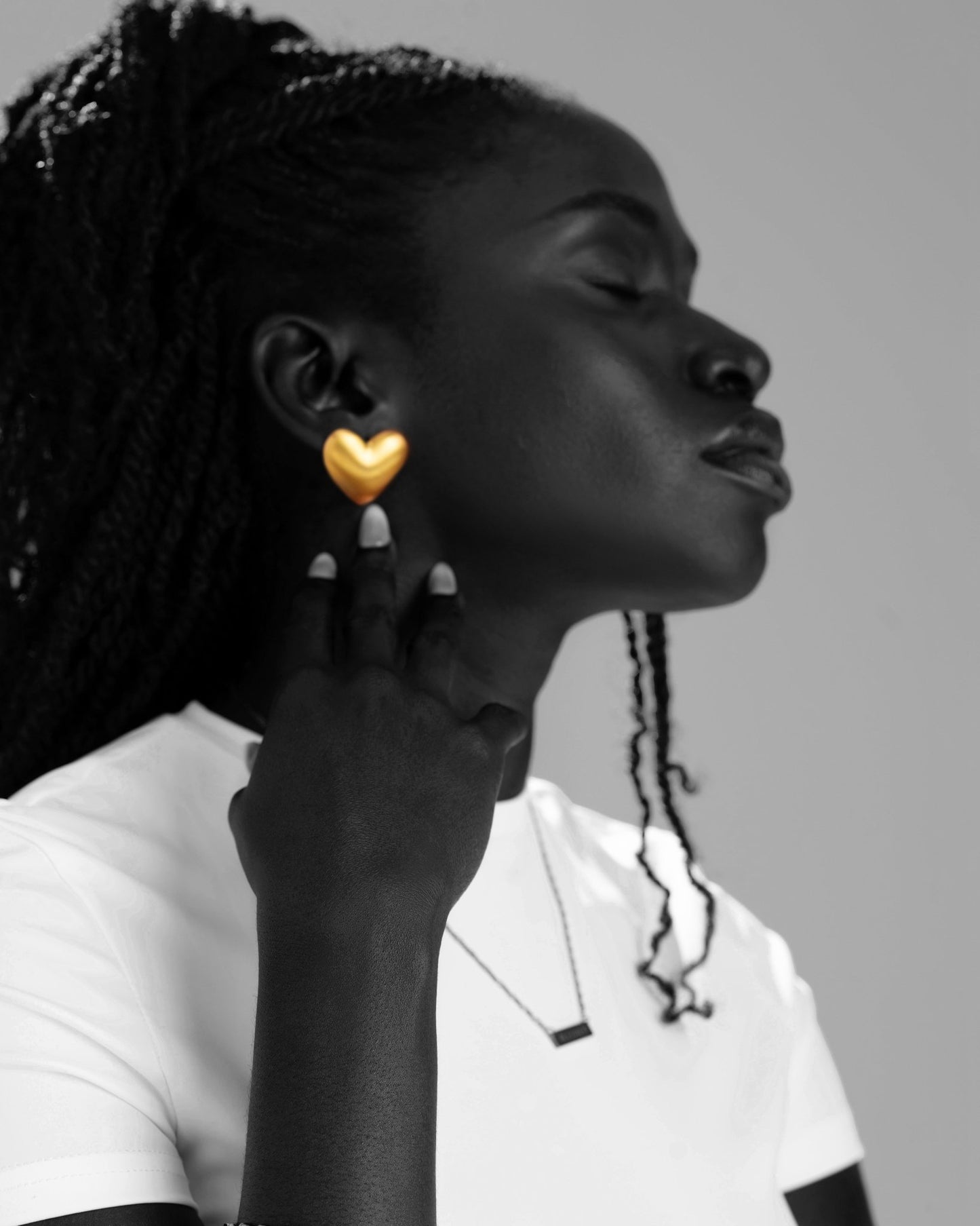 Heart of Gold Stud Earring - EssenceFifteen