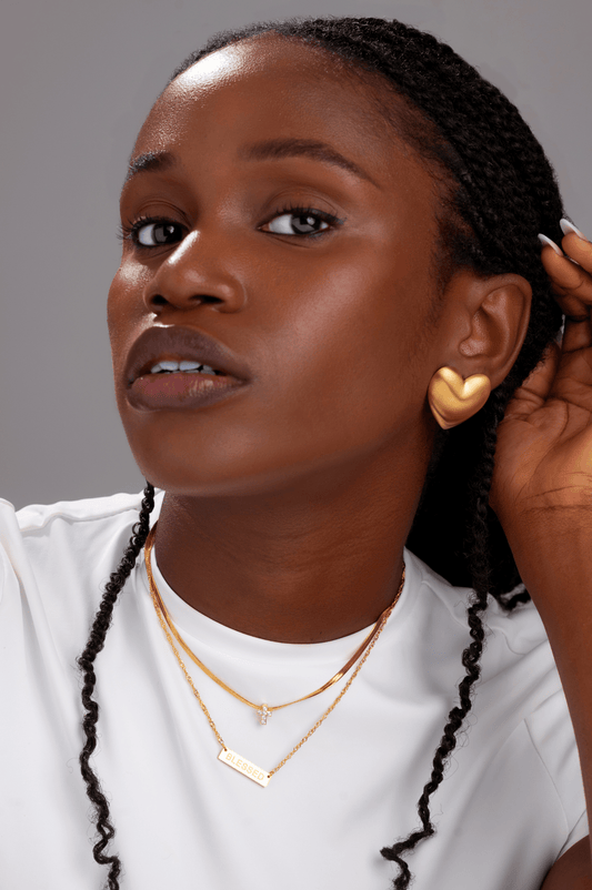 Daily Grace Cross Necklace (Silver & Gold) - EssenceFifteen