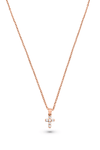Divine Sparkle Dainty Cross Necklace - EssenceFifteen