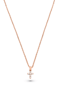 Divine Sparkle Dainty Cross Necklace - EssenceFifteen