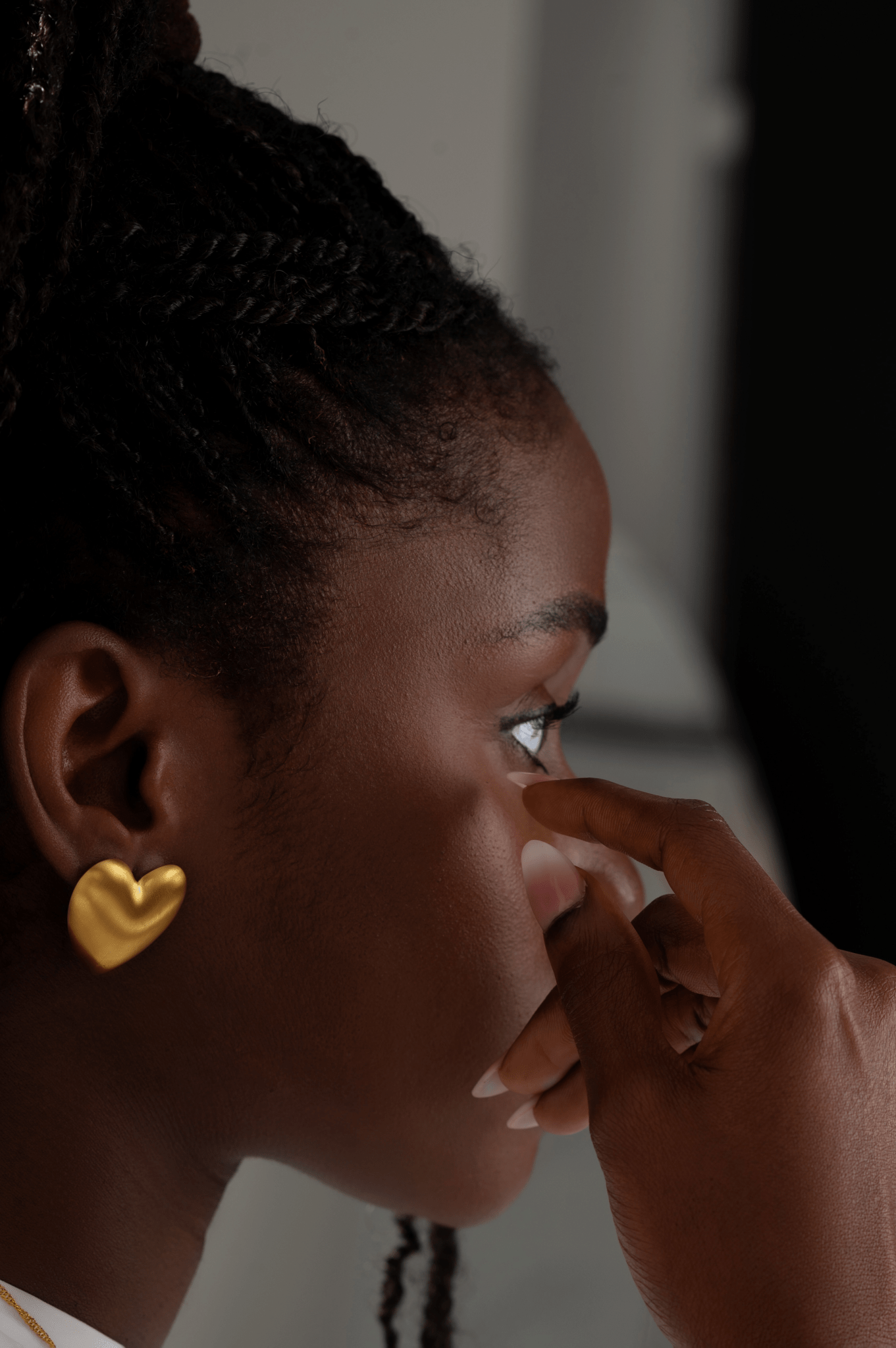 Heart of Gold Stud Earring - EssenceFifteen