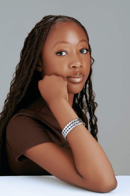 Heaven’s Hug Bracelet Bangle (Silver & Gold) - EssenceFifteen