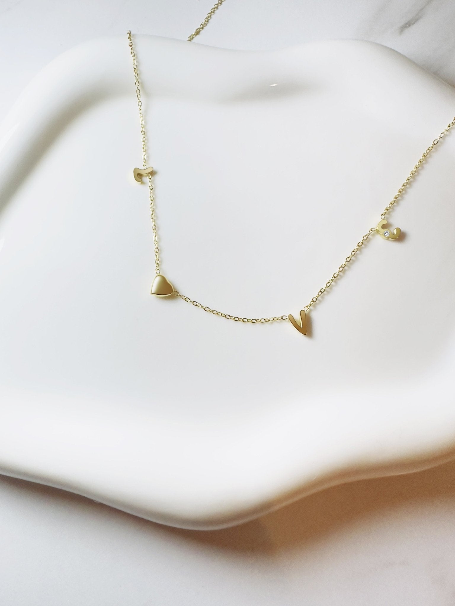Love Always lettered Necklace - EssenceFifteen