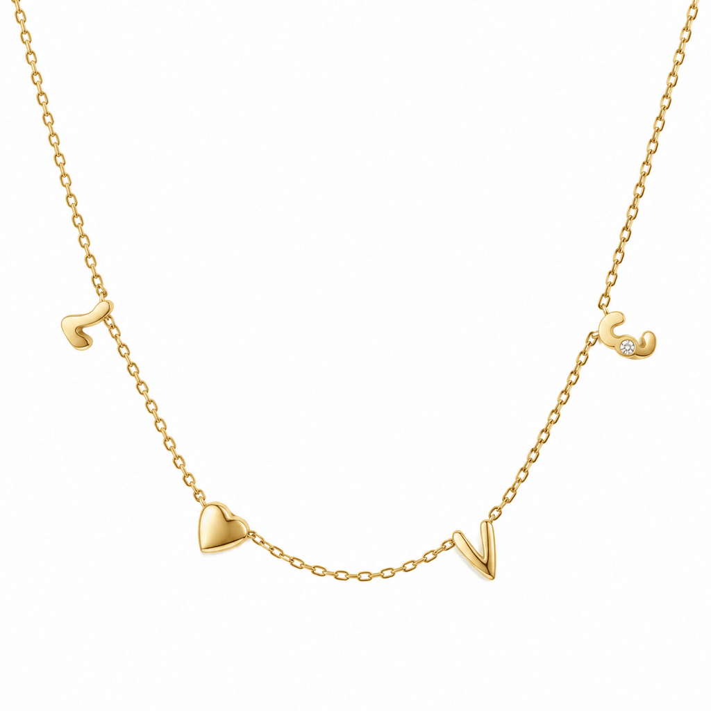 Love Always lettered Necklace - EssenceFifteen
