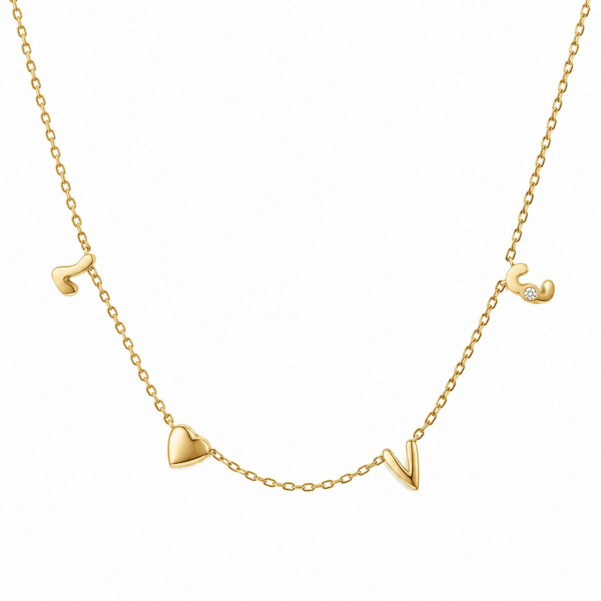Love Always lettered Necklace - EssenceFifteen