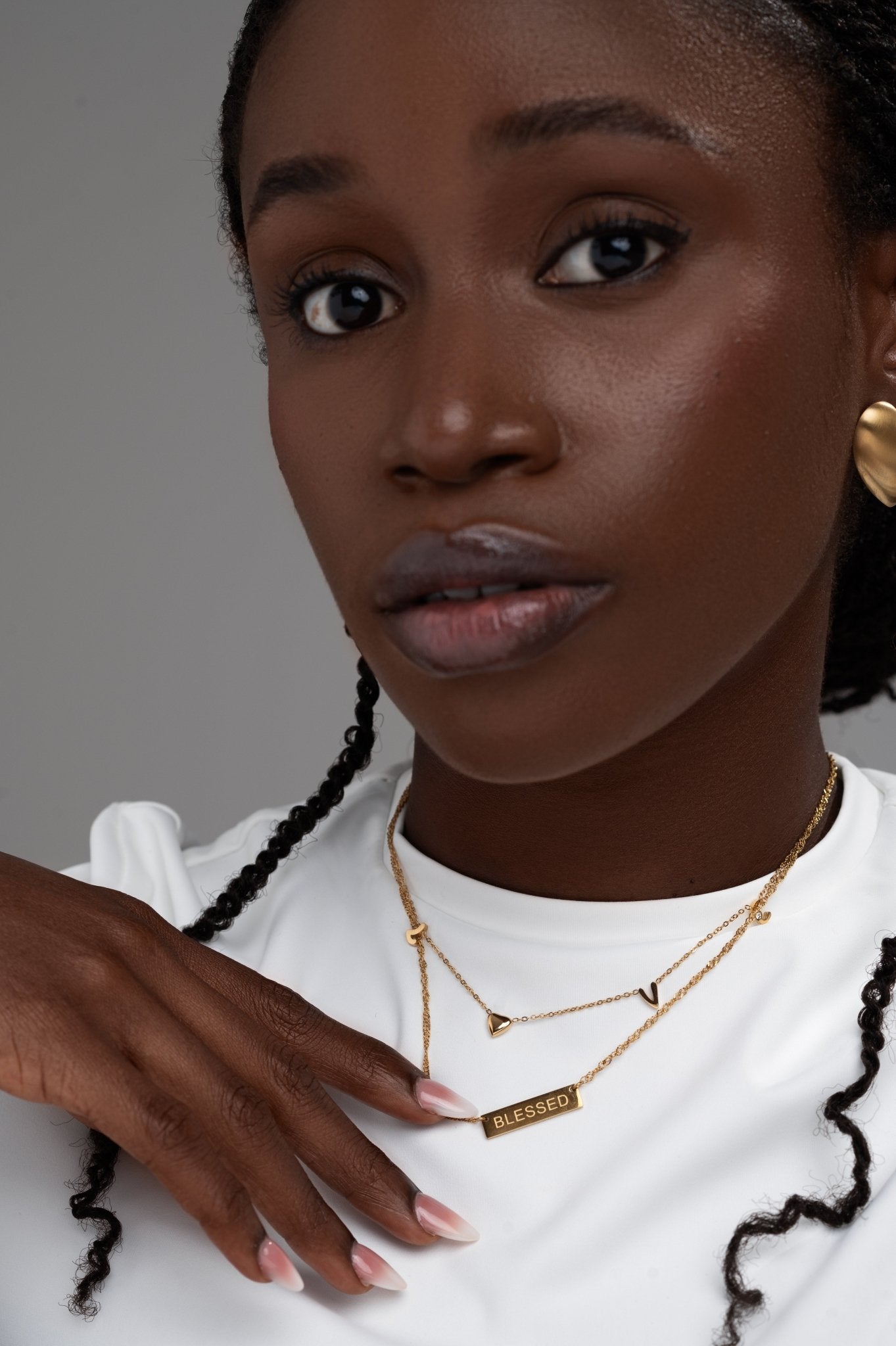 The Blessed Girl Reversible Necklace (Silver & Gold) - EssenceFifteen